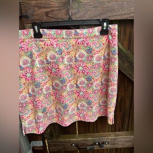 Peter Millar Colorful Floral Mini Skort